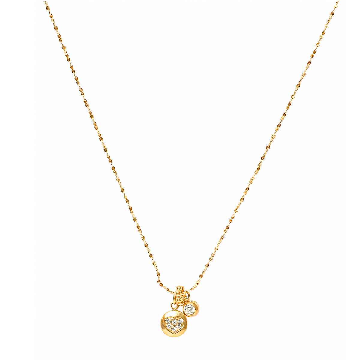 Celeste Duo Spark Pendant Necklace