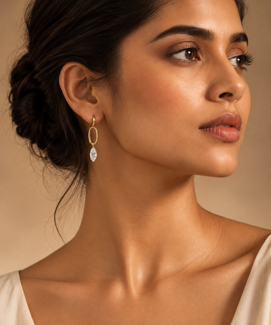 Lumière Crystal Duo Hoops