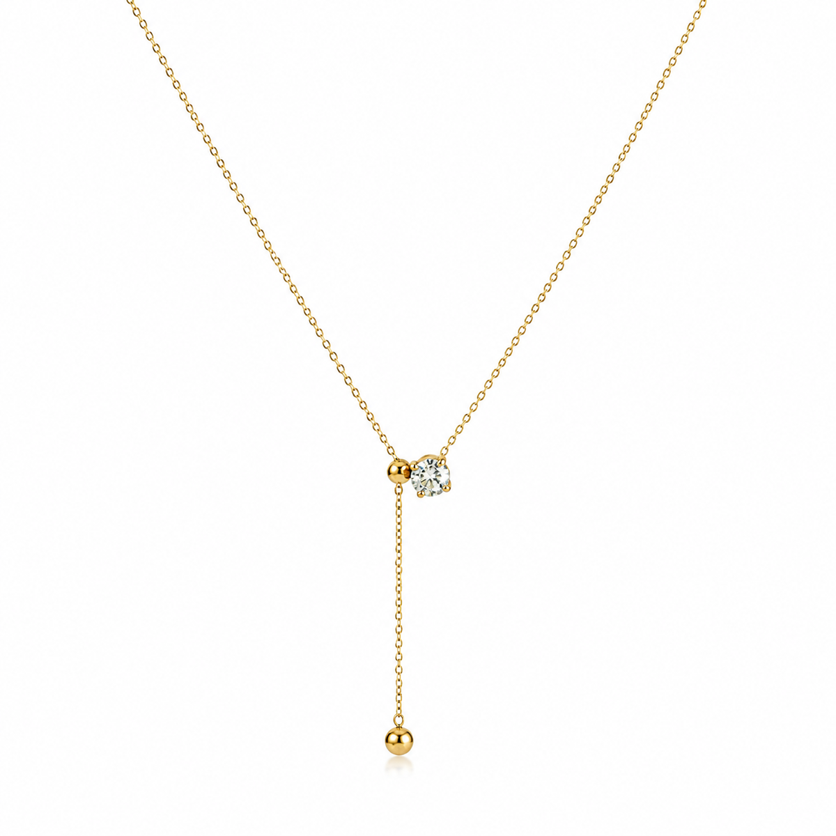 Luna Crystal Drop Necklace