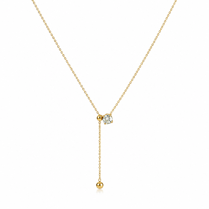 Luna Crystal Drop Necklace