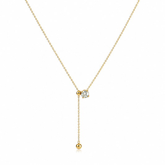 Luna Crystal Drop Necklace