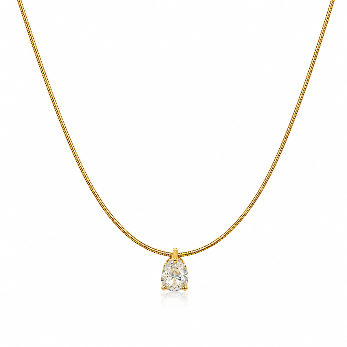 Lumière Teardrop Crystal Necklace