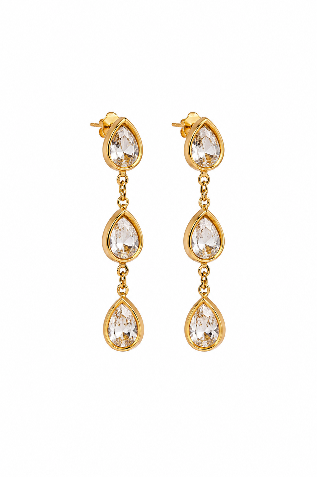 Aurora Teardrop Crystal Drops