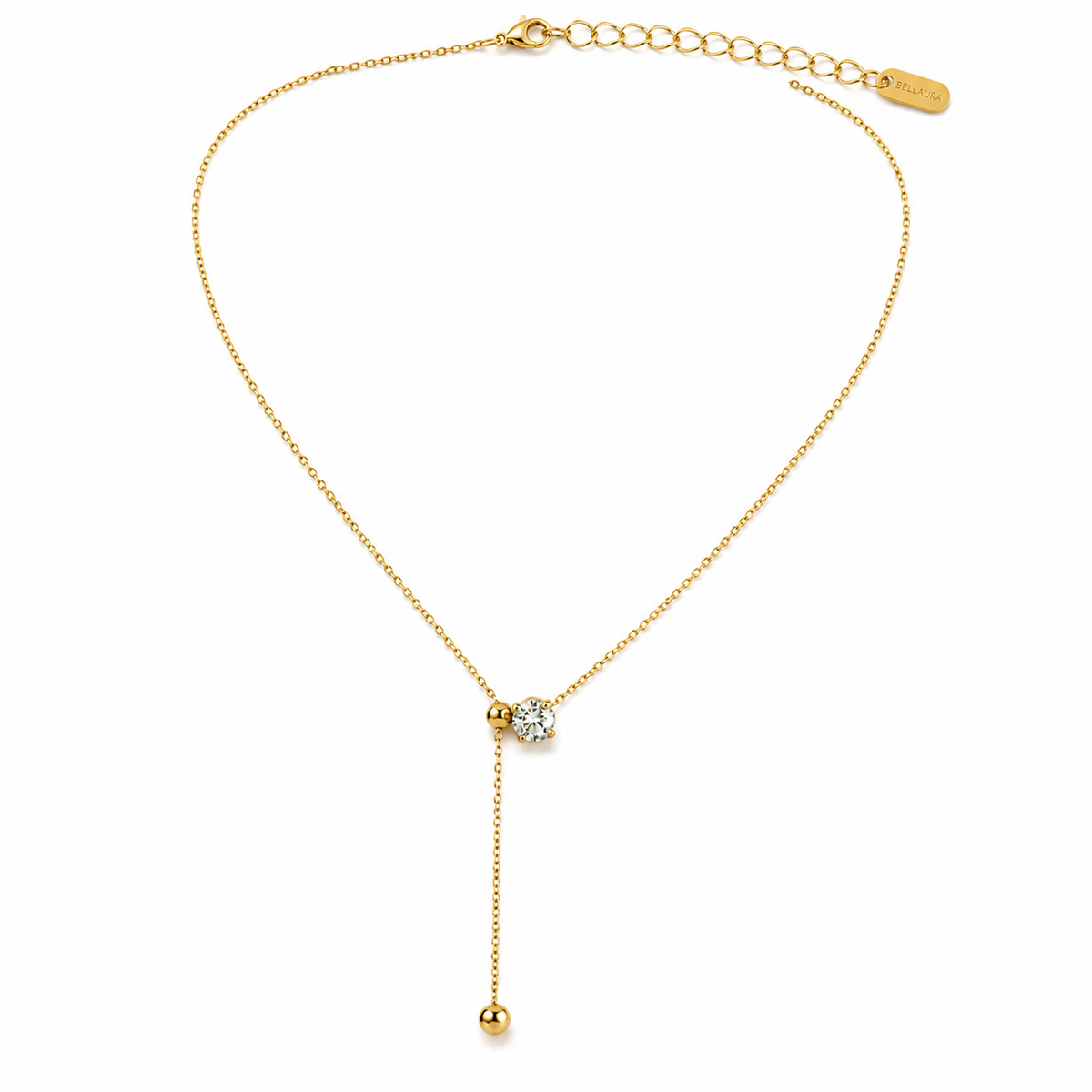 Luna Crystal Drop Necklace