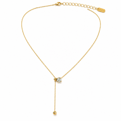 Luna Crystal Drop Necklace