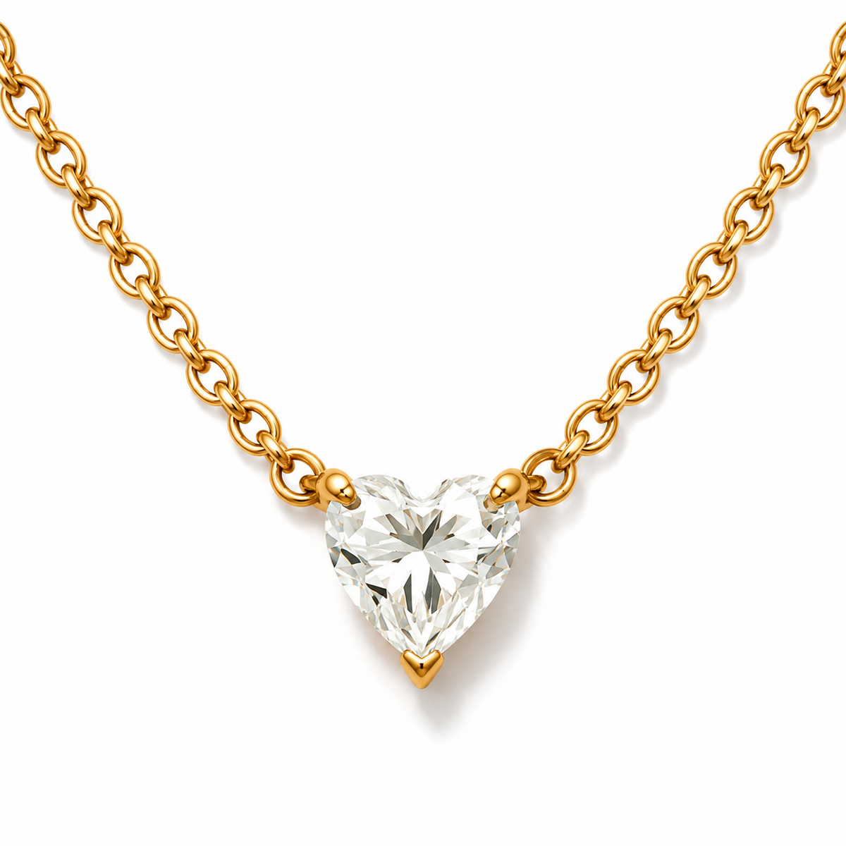 Heart Crystal Necklace