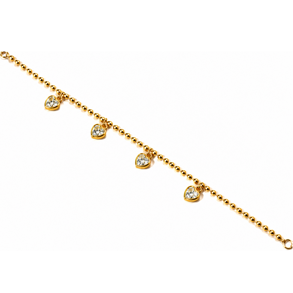 Luna Heart Charm Bracelet