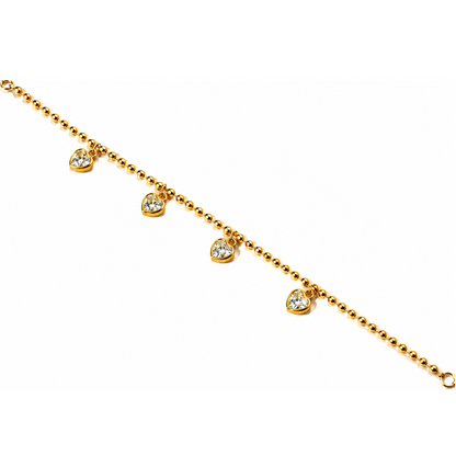 Luna Heart Charm Bracelet