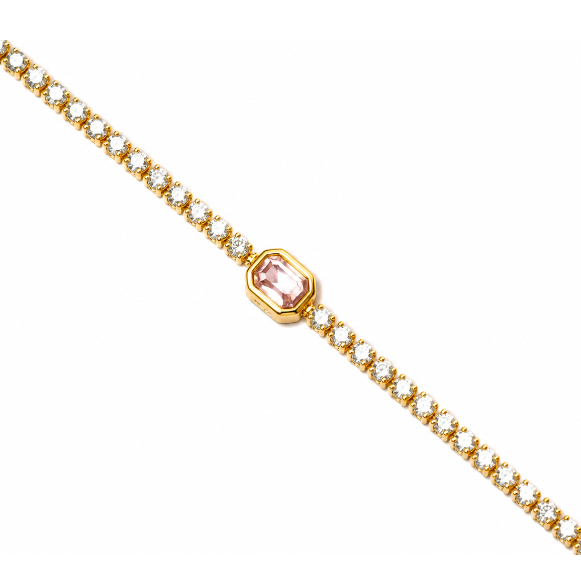 Rosé Radiance Tennis Bracelet
