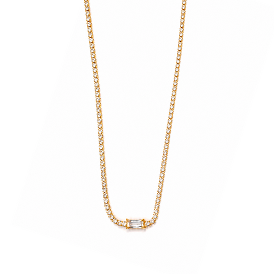 Celeste Luxe Tennis Necklace