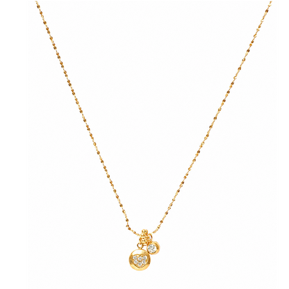 Celeste Duo Spark Pendant Necklace