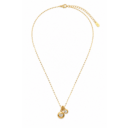 Celeste Duo Spark Pendant Necklace