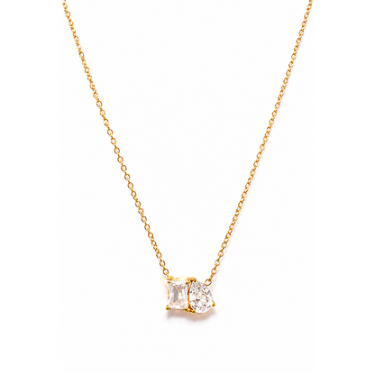Radiant Duo Crystal Necklace