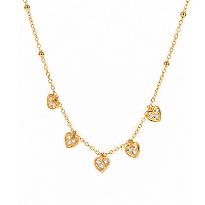 Celestia Heart Charm Necklace