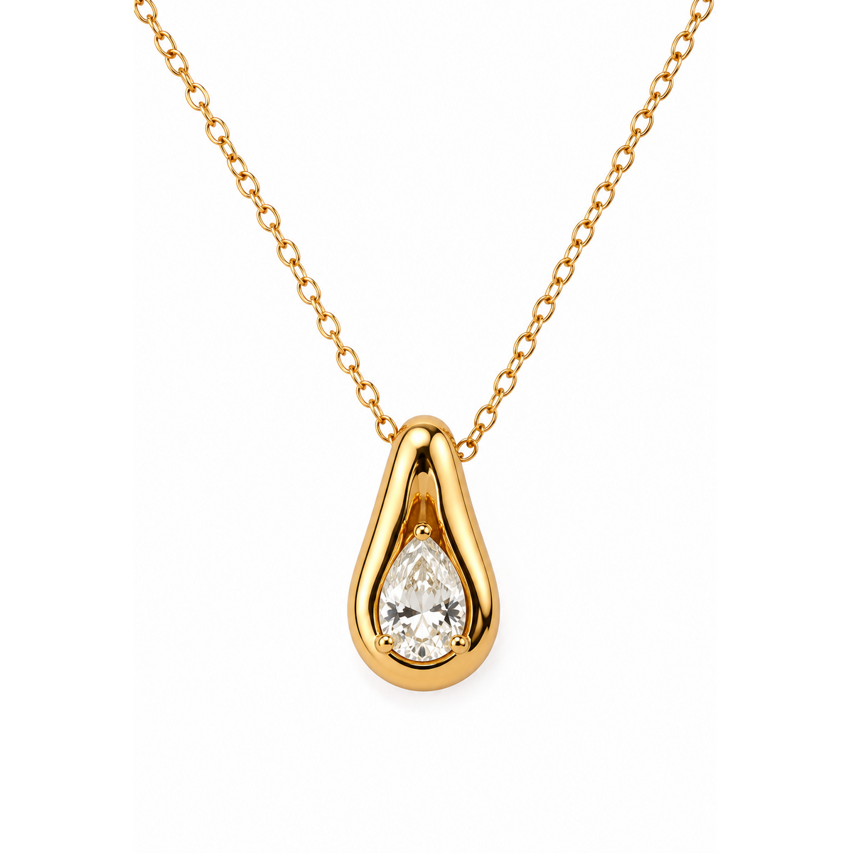 Eternal Grace Teardrop Necklace