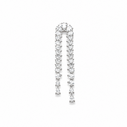 Celestial Cascade American Diamond Statement Earrings