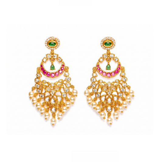 Bridal Ruby Green Kemp Chandeliers